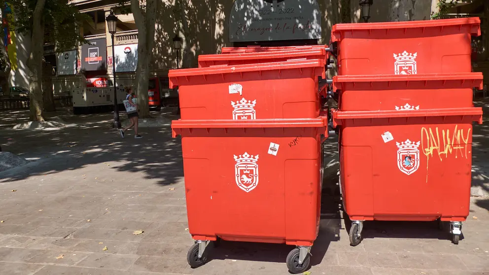 Tras los nueve días de las Fiestas de San Fermín 2024, Pamplona despierta y poco a poco sus calles y plazas comienzan a volver a la normalidad. IÑIGO ALZUGARAY
