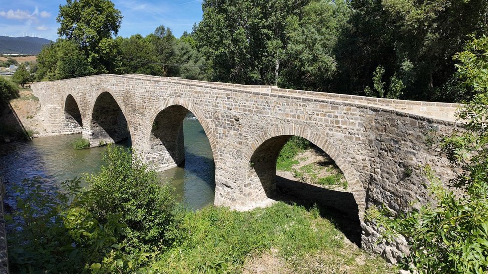 Puente de la Ida en Lumbier. GOBIERNO DE NAVARRA