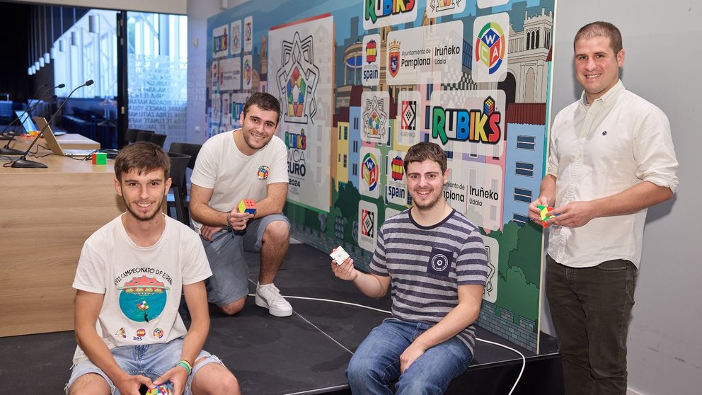 Pamplona se prepara para acoger esta semana el campeonato de speedcubing más grande del mundo. CEDIDA