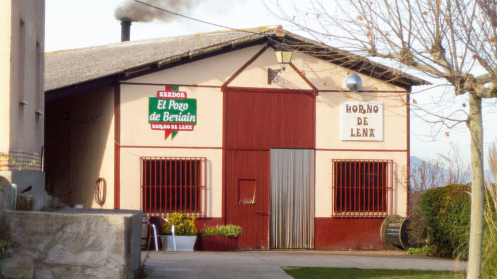 Fachada del Asador El Pozo de Beriain en Galar. FACEBOOK/EL POZO DE BERIAIN