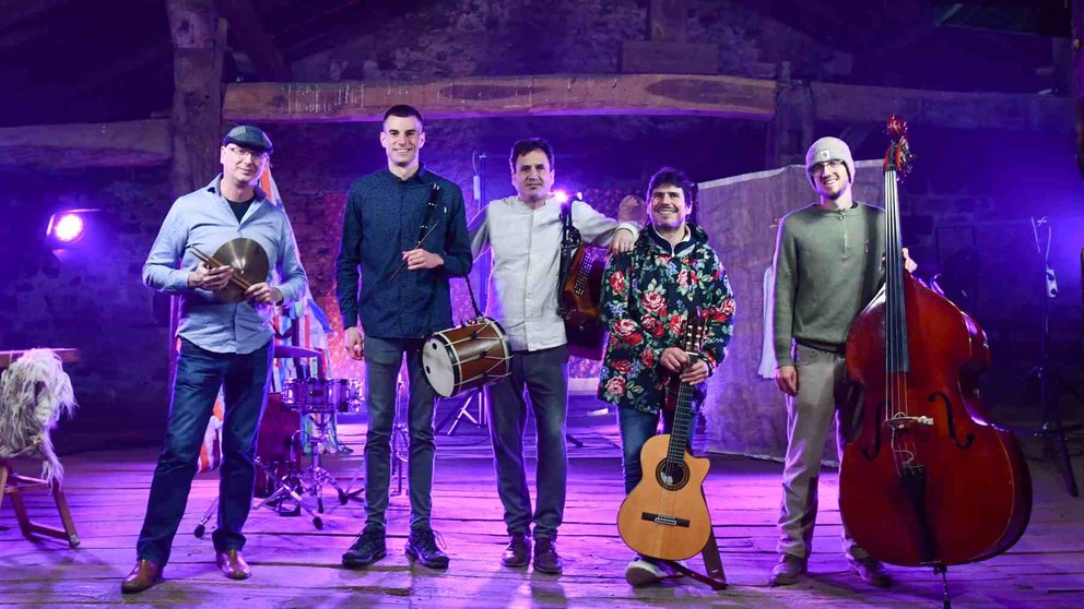 El grupo de folk navarro Mielotxin. CEDIDA