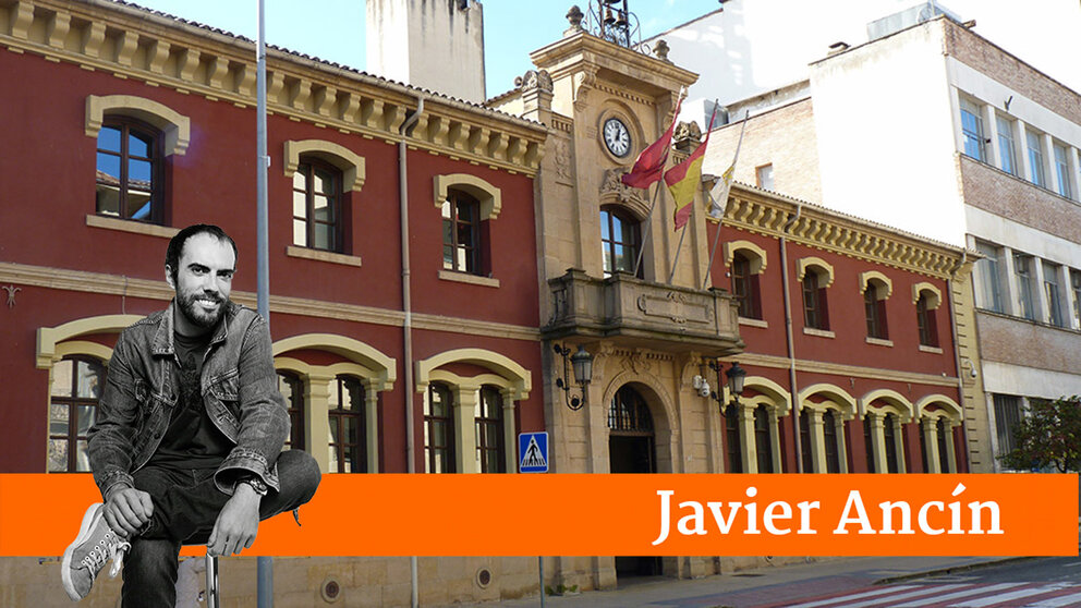 Fachada del Ayuntamiento de Estella. ARCHIVO