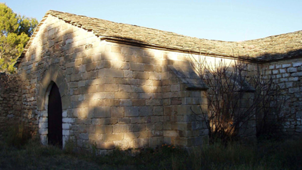 Parte exterior de la ermita de Santa Brígida en la localidad de Olite. AYUNTAMIENTO DE OLITE