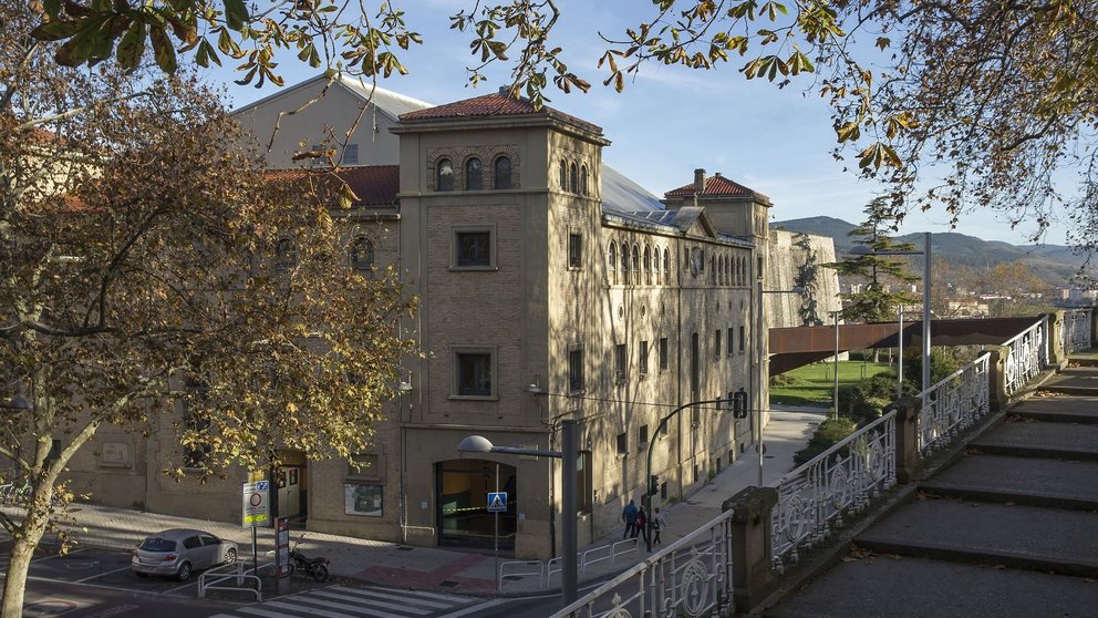 Imagen del frontón del Labrit. AYUNTAMIENTO DE PAMPLONA