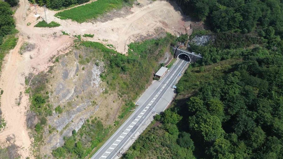 Boca sur del Túnel de Belate. GOBIERNO DE NAVARRA