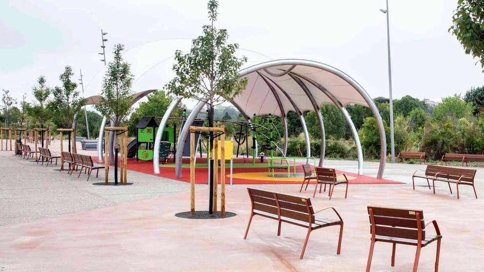 Parque de la Magdalena, en el barrio de la Chantrea. AYUNTAMIENTO DE PAMPLONA