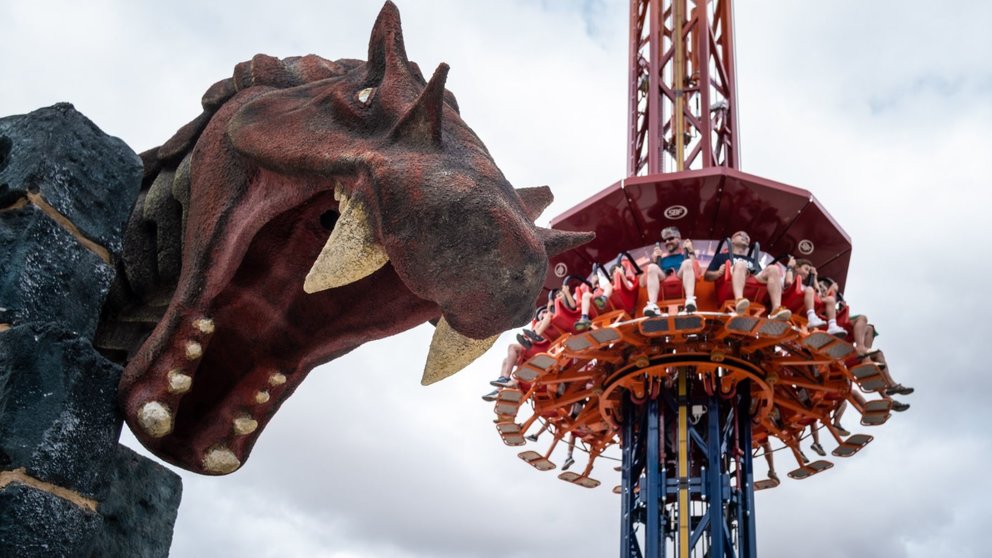 Imagen del 'Foso de las serpientes', una de las nuevas atracciones de Sendaviva. CEDIDA