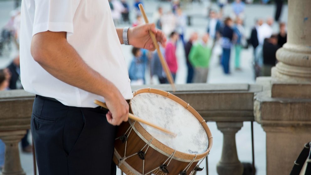 Los bailables de txistu y gaita regresan a la Plaza del Castillo. AYUNTAMIENTO DE PAMPLONA