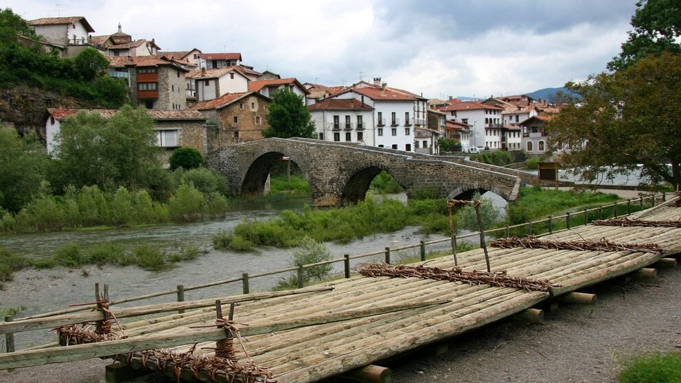 Imagen de la localidad de Burgui en Navarra. Amaya Alcelay