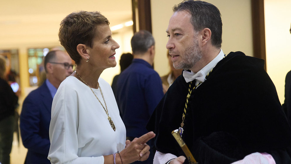 La Universidad Pública de Navarra (UPNA) celebra el acto solemne de apertura del curso académico 2024-25. IÑIGO ALZUGARAY