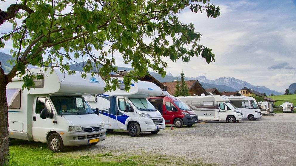 Imagen de archivo de otro aparcamiento de autocaravanas. ARCHIVO