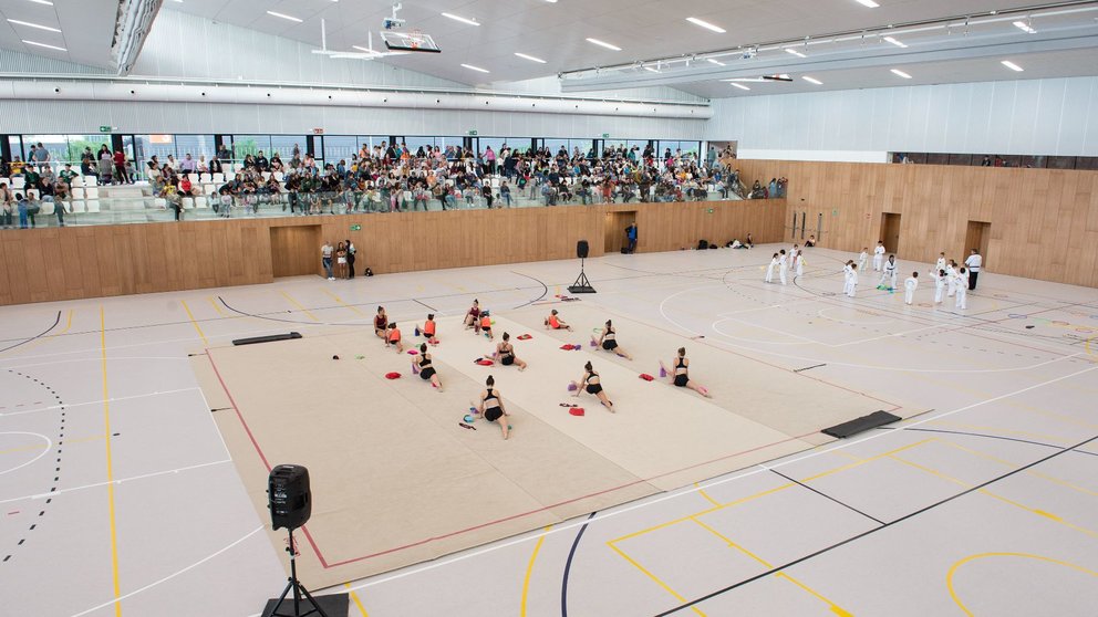 El Polideportivo de Buztintxuri estrena nuevas instalaciones. AYUNTAMIENTO DE PAMPLONA