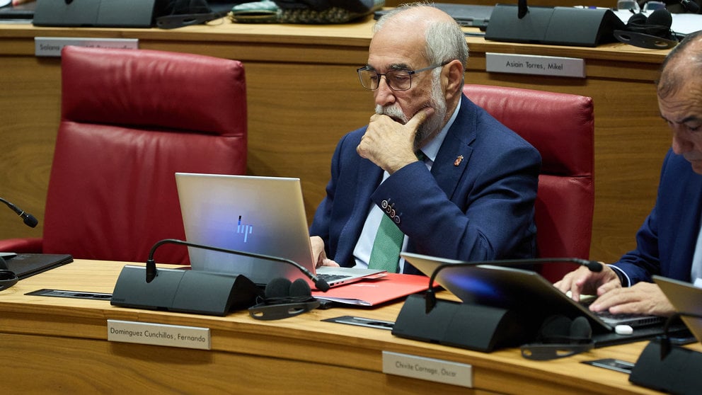 Pleno del Parlamento de Navarra. IÑIGO ALZUGARAY