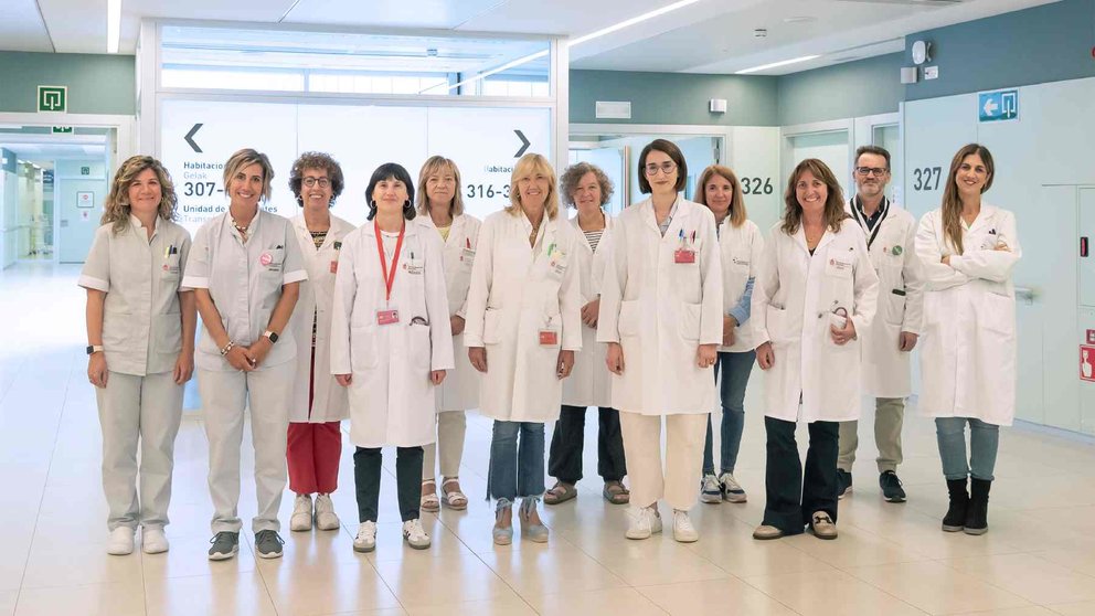 Integrantes de la Unidad de Trasplante de Progenitores Hematopoyéticos. HUN