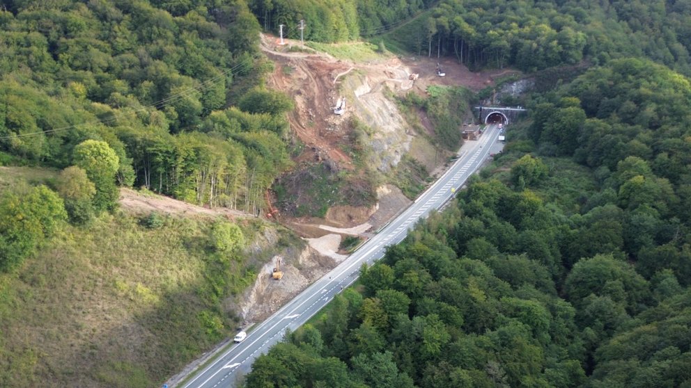 Boca sur del túnel de Belate. GOBIERNO DE NAVARRA