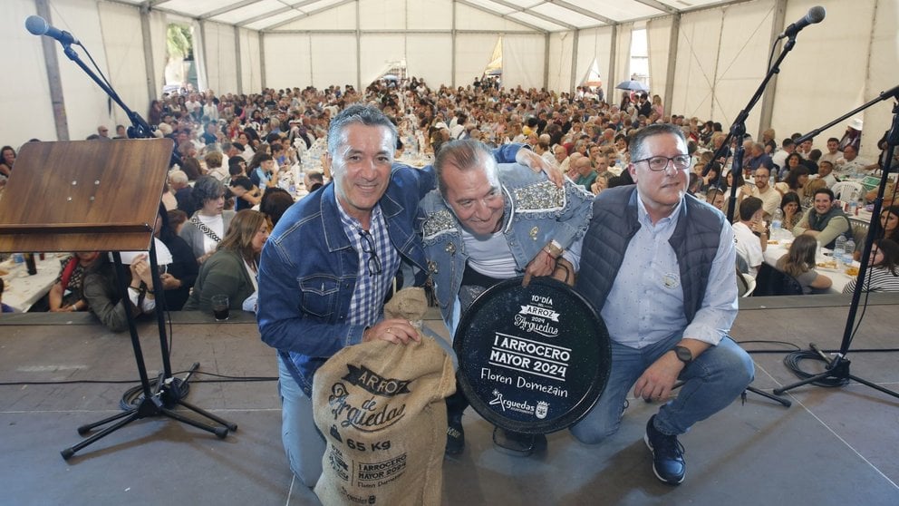 Arguedas celebró con éxito la décima edición del Día del Arroz. CEDIDA