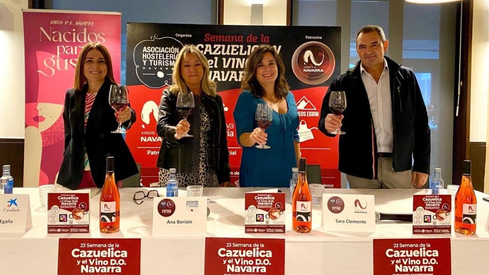 Presentación de la Semana de la Cazuelica y el Vino D.O. Navarra.