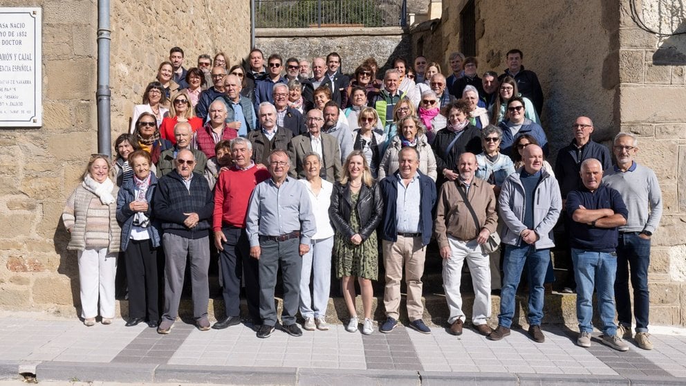 La consejera Fanlo participa este sábado en una jornada de homenaje a Santiago Ramón y Cajal celebrada en Petilla de Aragón, localidad natal del científico. GOBIERNO DE NAVARRA