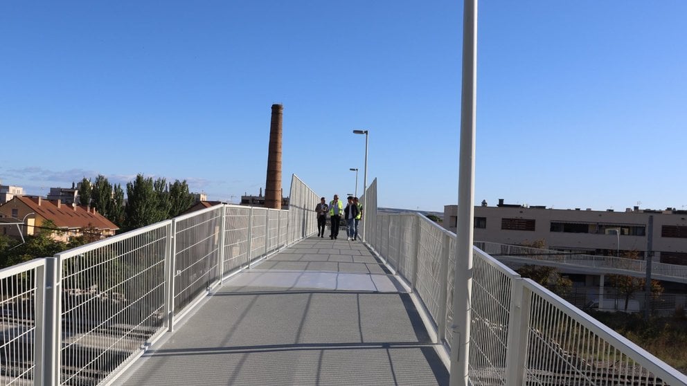 Pasarela peatonal de la 'Azucarera'. CEDIDA