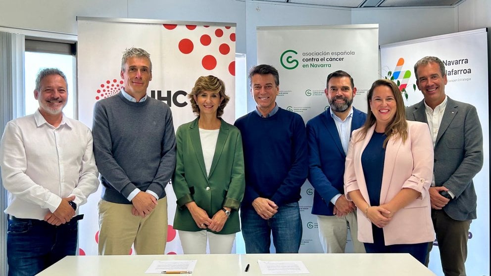 Navarra Health Cluster y la Asociación Española contra el Cáncer
(AECC) firman un acuerdo para colaborar en proyectos de I+D y
sensibilización contra el cáncer. CEDIDA