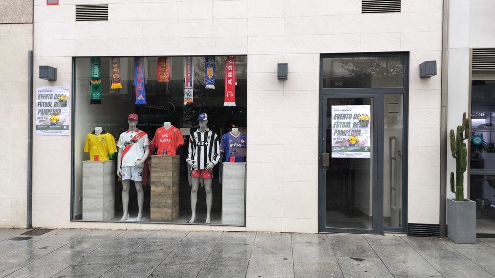 La nueva tienda que estará durante cinco días en Pamplona. NAVARRA.COM