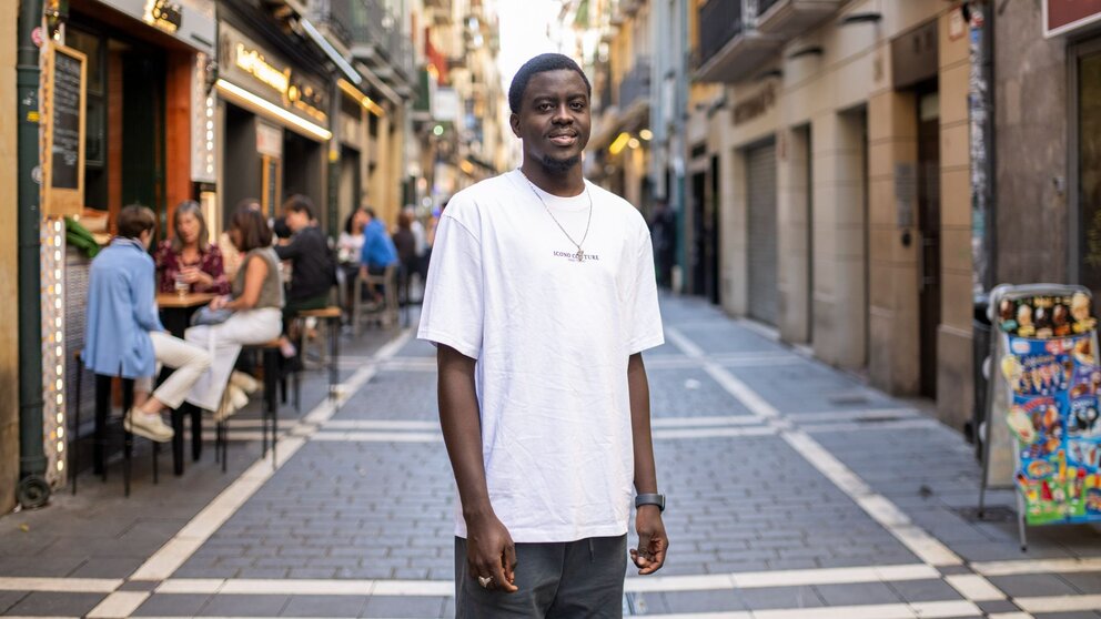 Youssou Ndiaye, Galardón a la Persona Joven 2024, que concede el Gobierno de Navarra. GOBIERNO DE NAVARRA