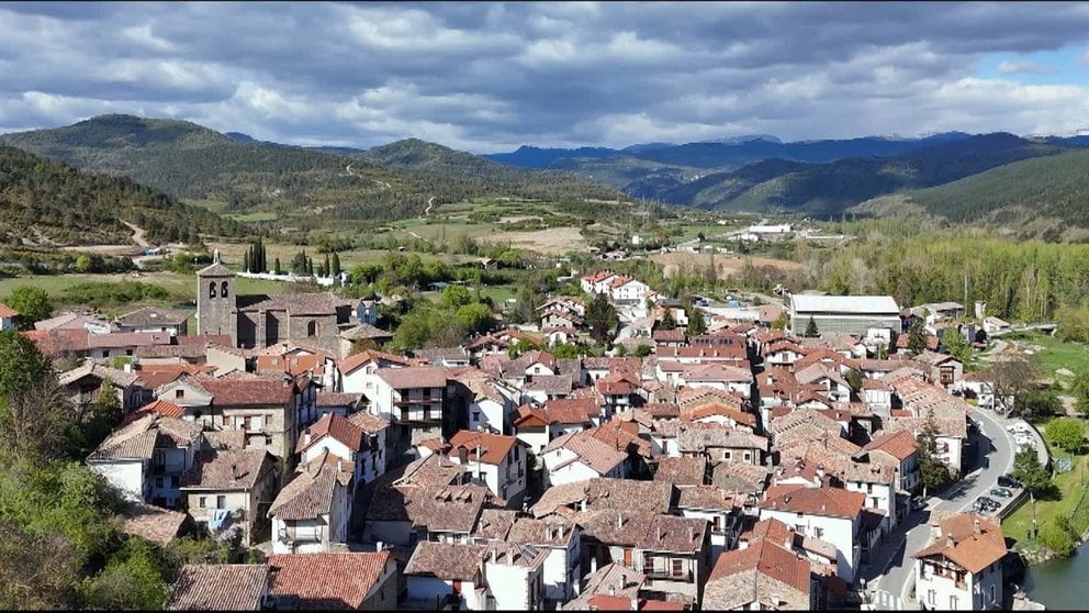 Vista del pueblo de Burgui. RTVE