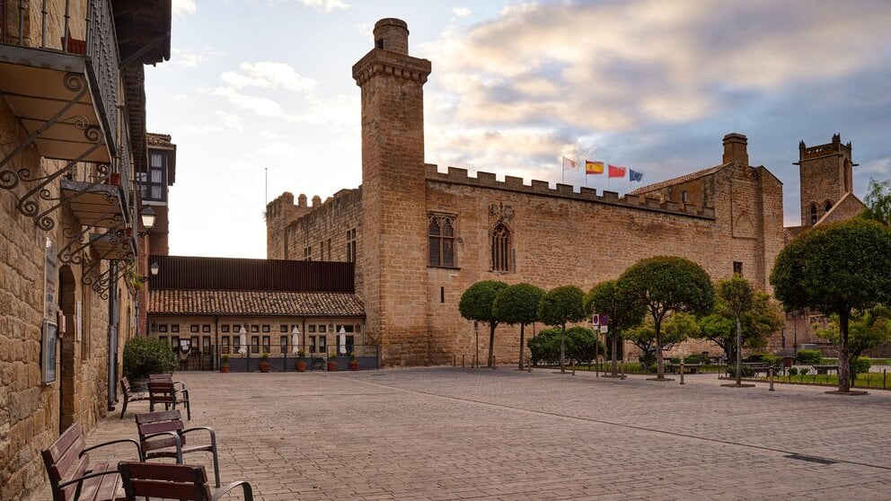 Imagen del Parador de Olite, en Navarra.