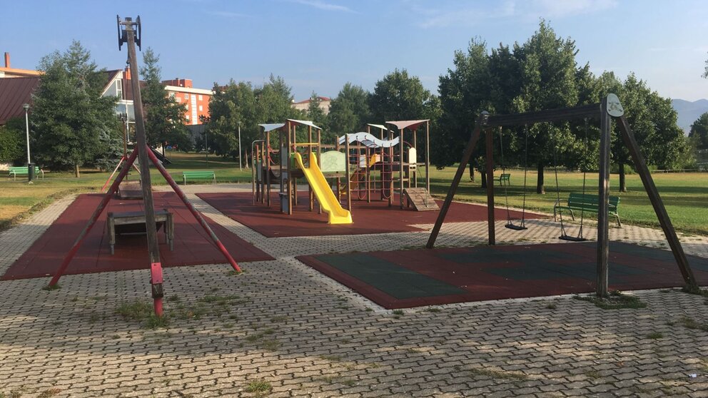 Imagen de archivo de un parque infantil en Pamplona. AYUNTAMIENTO DE PAMPLONA