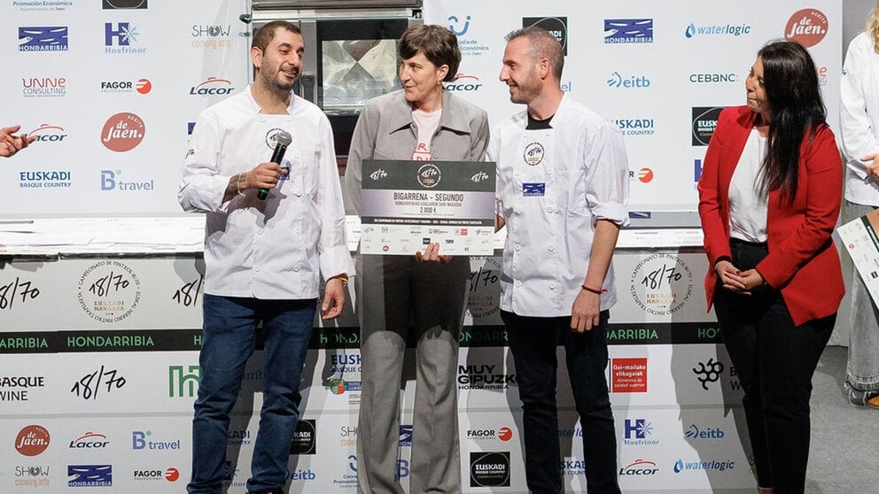 El pincho del Ayres del Soto ha quedado segundo en el XIXCampeonato de Pintxos 18/70 País Vasco y Navarra. CEDIDA