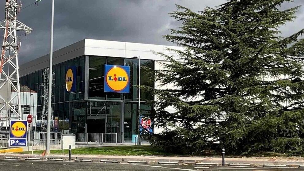 Nuevo supermercado Lidl en Pamplona, en el polígono de Landaben. LIDL