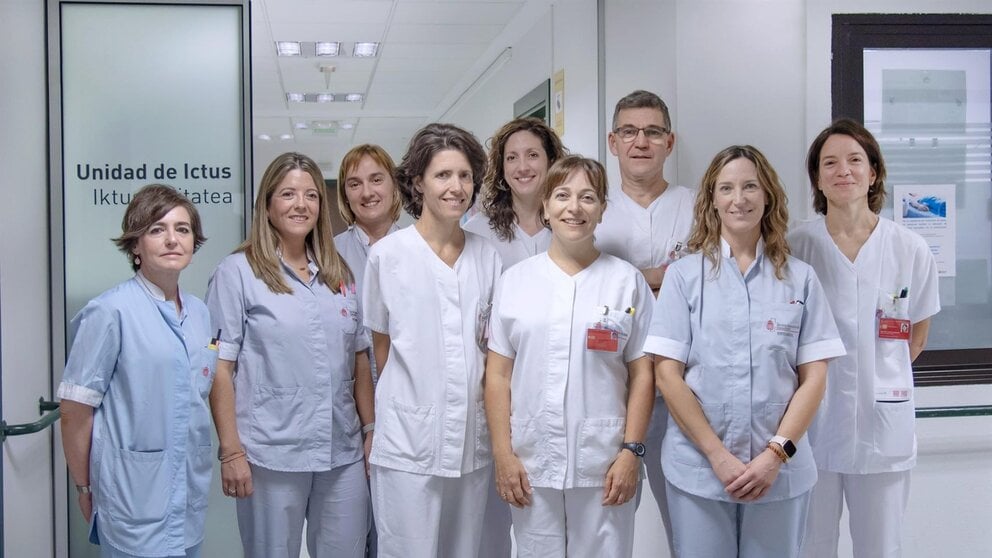 Equipo de profesionales de la Unidad de Ictus del Hospital Universitario de Navarra.. GOBIERNO DE NAVARRA