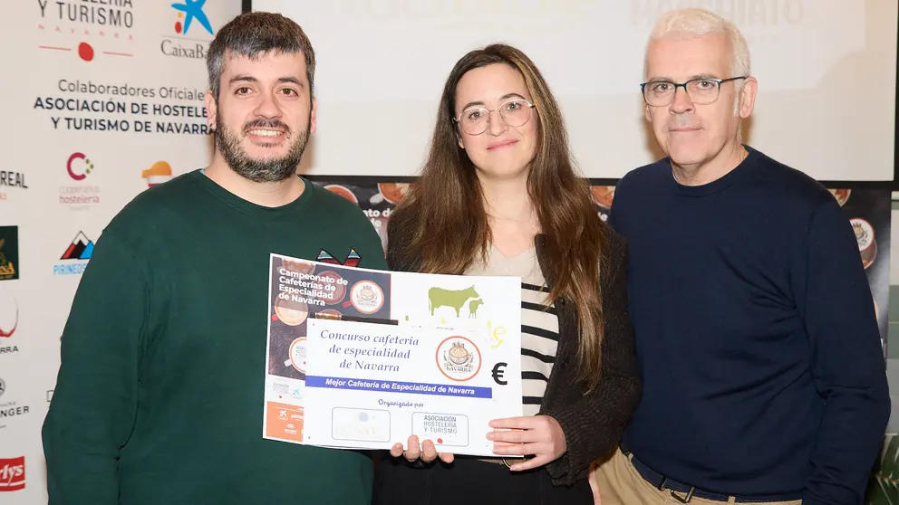 Entrega de Galardones del 1º Concurso de Cafeterías de Especialidad de Navarra. IÑIGO ALZUGARAY