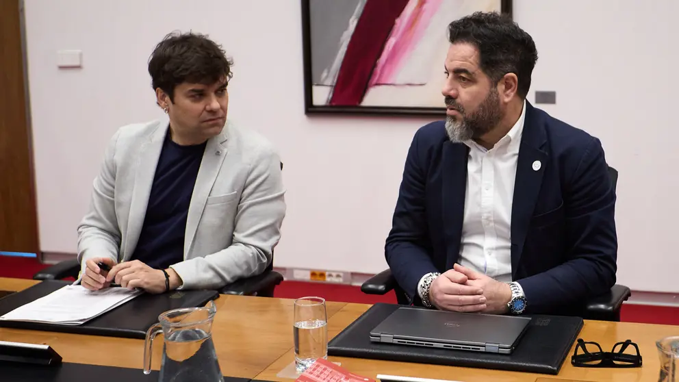 Mesa y Junta de Portavoces del Parlamento de Navarra. IÑIGO ALZUGARAY