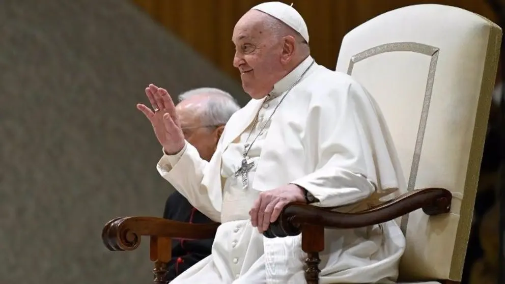 El Papa Francisco en la audiencia general de este miércoles. - VATICAN MEDIA