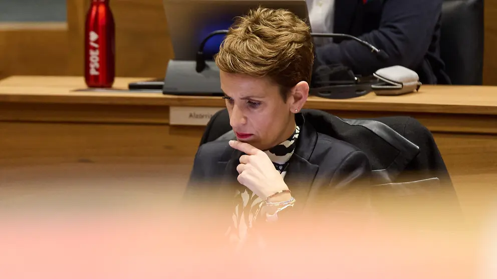 Pleno del Parlamento de Navarra. IÑIGO ALZUGARAY