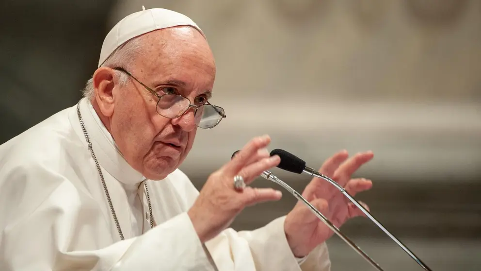 El Papa Francisco hablando durante la reunión, el 9 de mayo de 2019, con la diócesis de Roma en la Basílica de San Juan de Letrán en Roma - Massimiliano Migliorato - Archivo