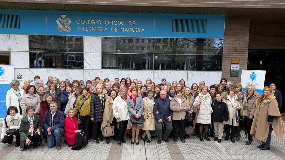 Un total de 80 enfermeras y cinco enfermeros fueron reconocidos por el Colegio profesional navarro con motivo de la festividad de San Juan de Dios. CEDIDA