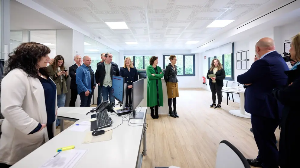 Visita a la nueva sede de Empleo y Hacienda en Santesteban. GOBIERNO DE NAVARRA