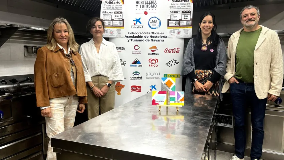 Presentación del Pincho Solidario en favor de Adacen - ASOCIACIÓN DE HOSTELERÍA DE NAVARRA