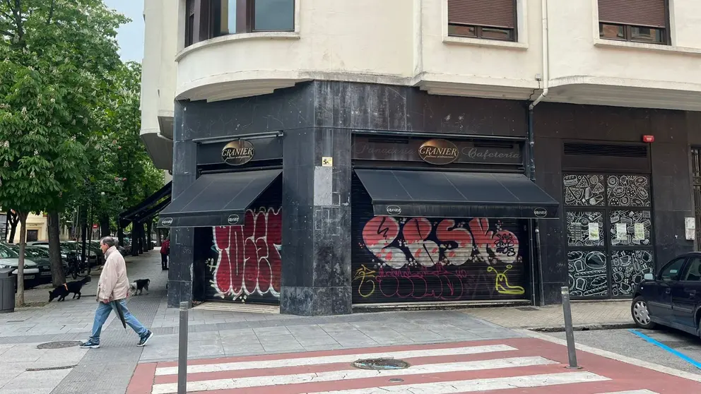La panadería y cafetería Granier cierra su último local en Pamplona. I.Z