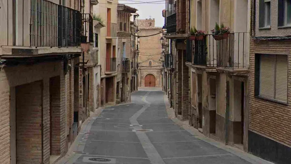 Calle Concepción Ximénez de la localidad navarra de Cascante. GOOGLEMAPS