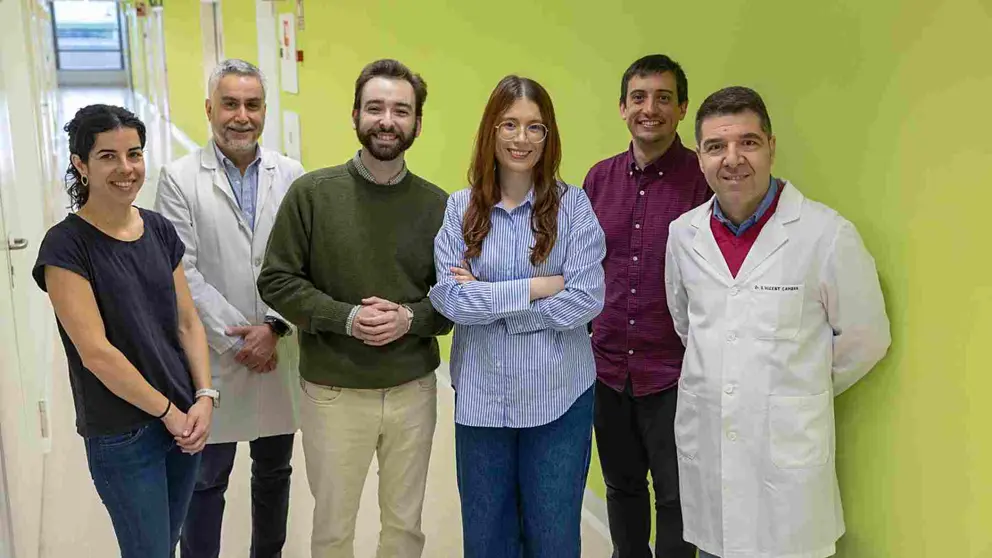 Idoia Ochoa, Antonio Pineda-Lucena, Jesús de la Fuente, Uxía Veleiro, Mikel Hernáez y Silve Vicent, del Cima Universidad de Navarra y Tecnun-Escuela de Ingeniería de la Universidad de Navarra. CIMA