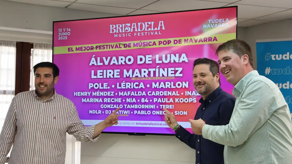 Presentación del Festival Brisadela de Tudela.