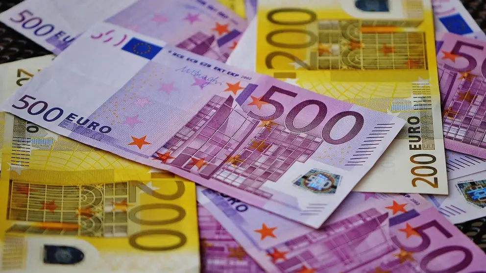Billetes de quinientos y doscientos euros. CEDIDA