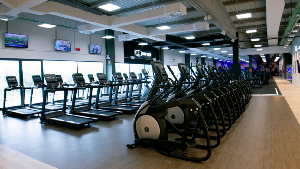Imagen de un gimnasio de la cadena VivaGym. VIVAGYM