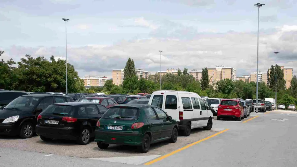 El aparcamiento disuasorio de San Juan acaba de entrar en servicio tras las obras de adecuación. AYUNTAMIENTO DE PAMPLONA