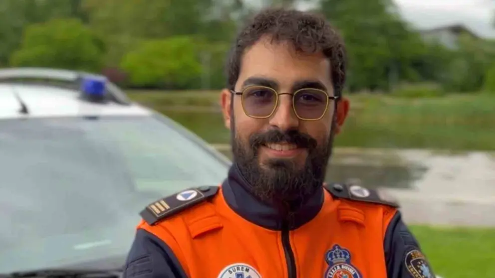 Julen Sesma, nuevo presidente de La Asociación de Voluntarios de Protección Civil SUREM Navarra. CEDIDA