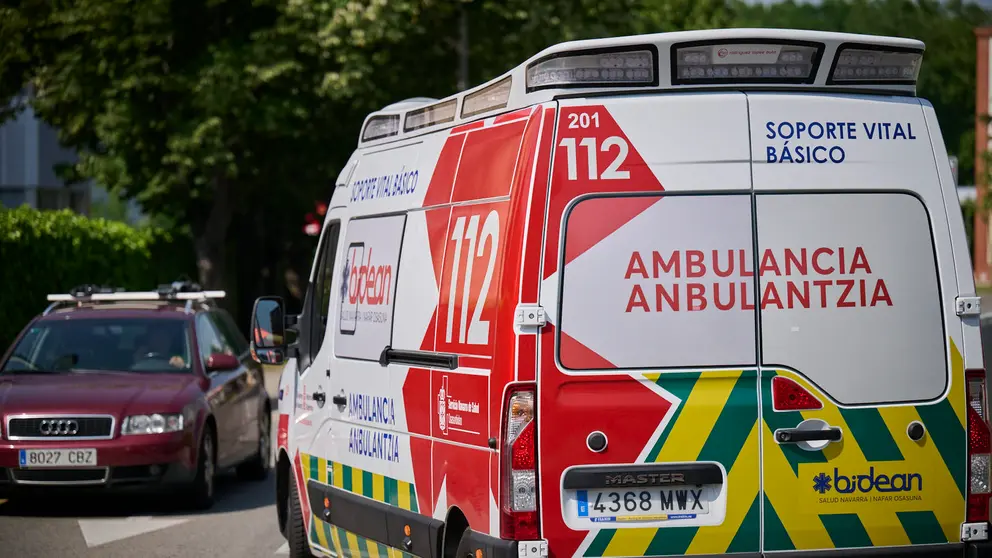 Ambulancia de la empresa pública Bidean. PABLO LASAOSA