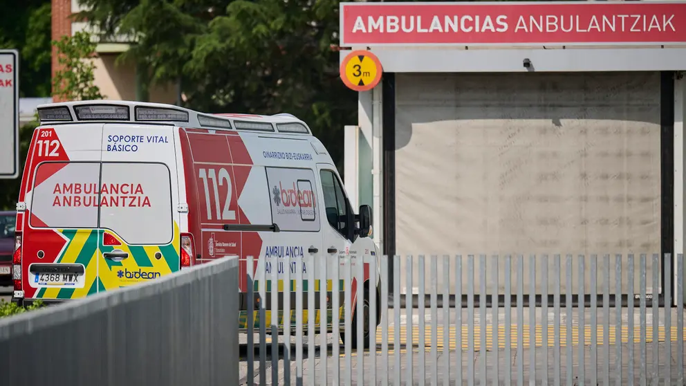 Ambulancia de la empresa pública Bidean. PABLO LASAOSA